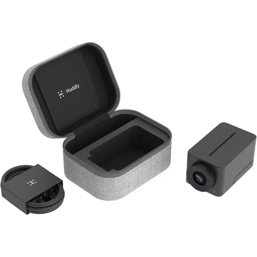 Huddly IQ Video Conferencing Camera – Ultra-Wide 150° Field of View with AI Smart Framing and High-Quality Audio by HUDDLY
