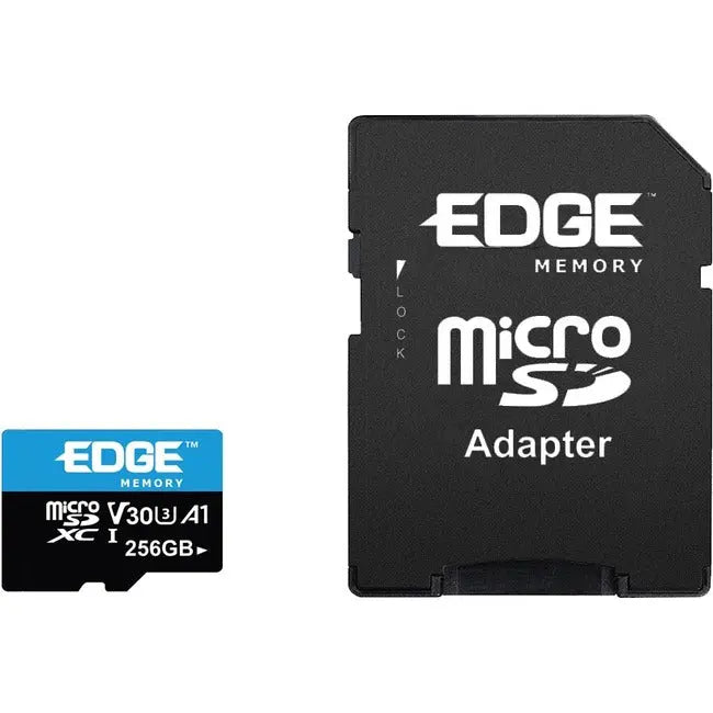 Edge Memory 256GB UHS-I (U3) microSDXC Card with Adapter