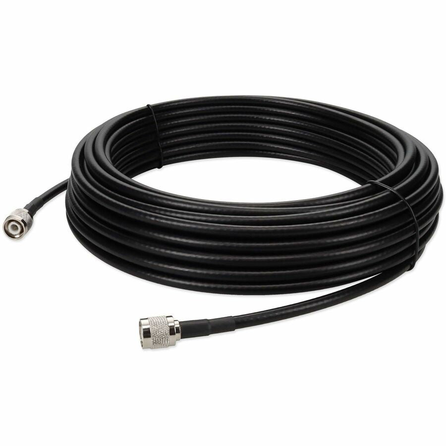 AddOn 50ft Cisco 4G-CAB-LMR240-50 Compatible TNC (Male) to TNC (Female) Coaxial Patch Cable