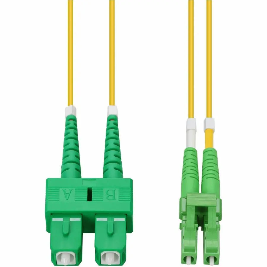 AddOn 10m ALC to ASC Yellow OS2 Duplex OFNR Riser-Rated SMF Fiber Patch Cable