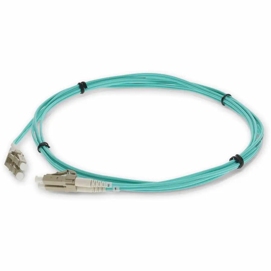AddOn 6HT386 LC (Male) to LC (Male) Aqua Duplex Riser Fiber Optic Patch Cable, 6 Feet by ADDON