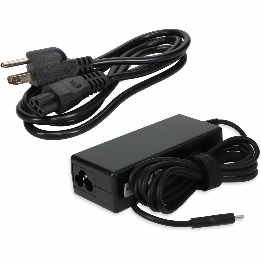 AddOn Acer NP.ADT0A.062 Compatible 45W USB-C Laptop Power Adapter - Black