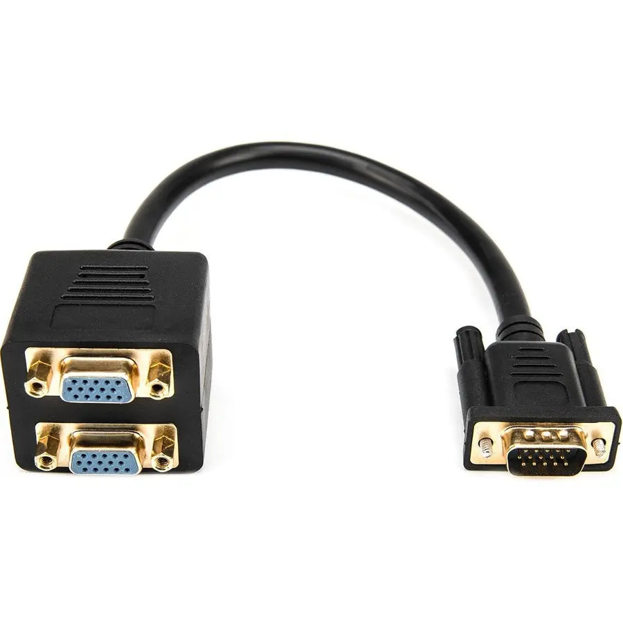 Rocstor Premium 1 ft VGA to Dual VGA Video Splitter Cable - M/F