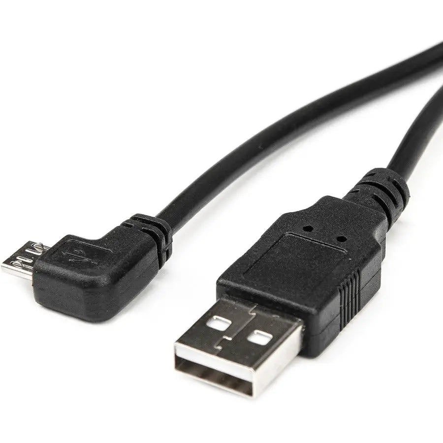 Rocstor 1 ft Micro USB to Micro B Right Angle Data Transfer Cable - Model Y10C216-B1