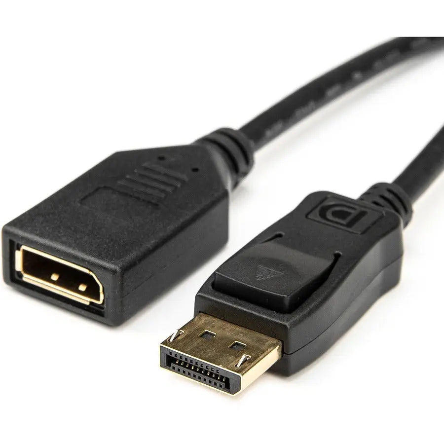 Rocstor Premium 6 ft DisplayPort Video Extension Cable - M/F - Black