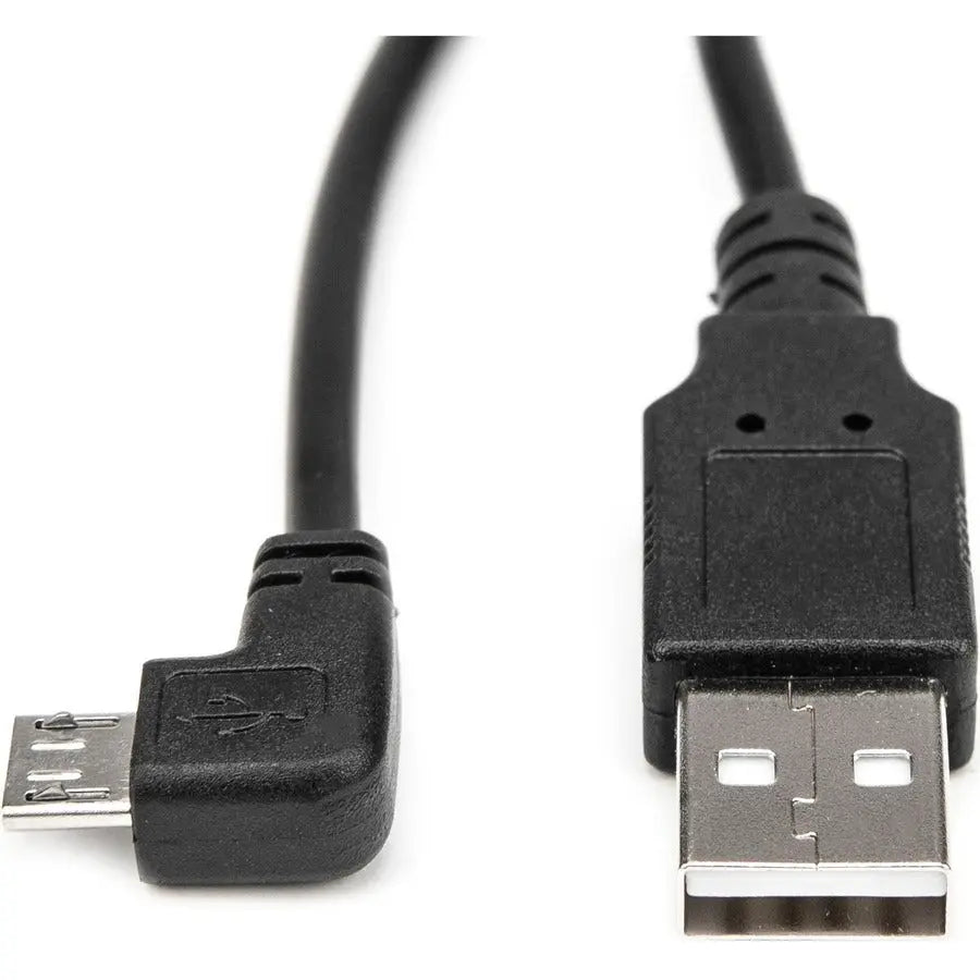 Rocstor 3ft USB Type-A to Right Angled Micro USB Type-B Cable - Y10C222-B1