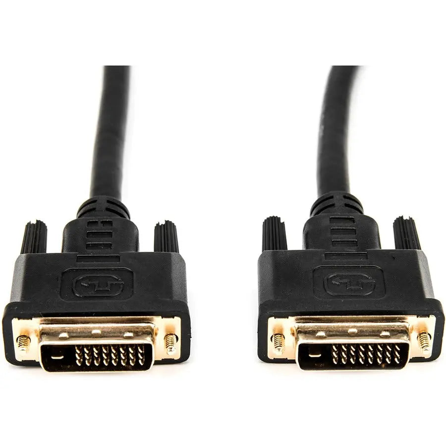 Rocstor Premium DVI-D Dual Link Display Cable (Y10C245-B1) – 10 ft Black for High-Resolution Video Devices