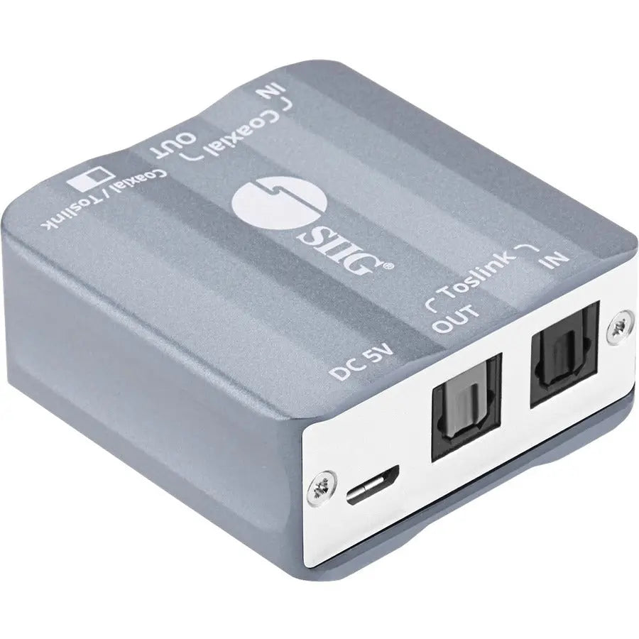 SIIG CE-AU0311-S1 Toslink/Coaxial Bi-directional Audio Converter