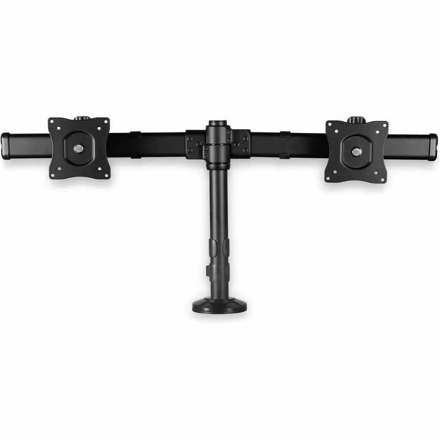 StarTech.com ARMBARDUOG Dual-Monitor Desk Mount for 13 to 27-Inch Screens with Low Profile Design and Grommet or Clamp Mounting