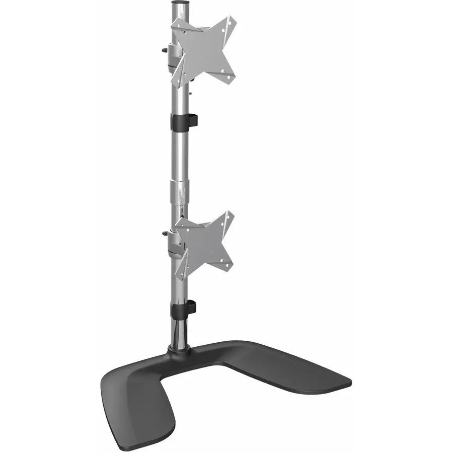 StarTech.com Vertical Dual Monitor Stand - Height Adjustable Aluminum Mount for Up to 27-Inch Displays by StarTech.com