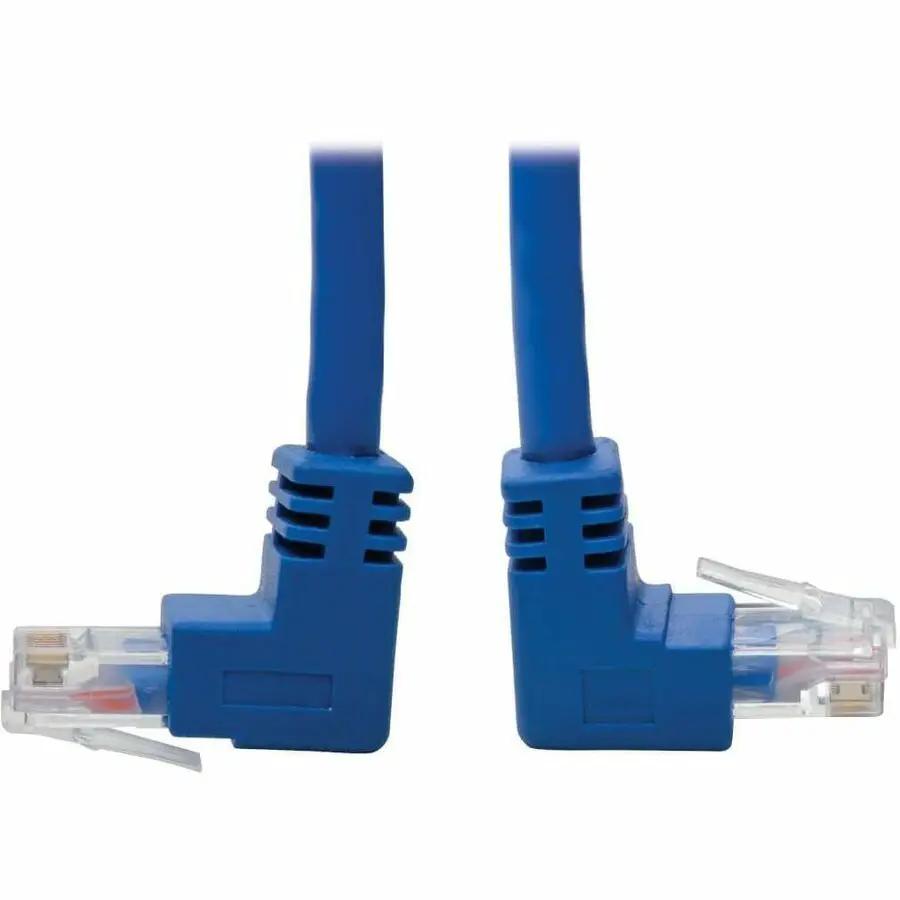 Eaton Tripp Lite Series N204-005-BL-UD 5 ft. Blue Cat6 UTP Patch Cable with Up-Angle and Down-Angle RJ45 Connectors by EATON TRIPP LITE SERIES CONNECTIVIT