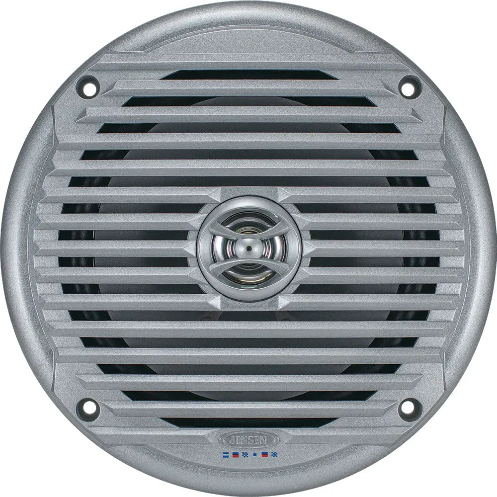 JENSEN 6-inch MS6007S Marine Speaker - Silver, Weatherproof, 60W Max Power