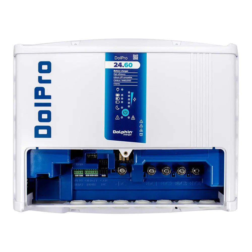 Dolphin Charger PRO Evo3 12V 90A Marine Battery Charger with NMEA 2000 Compatibility