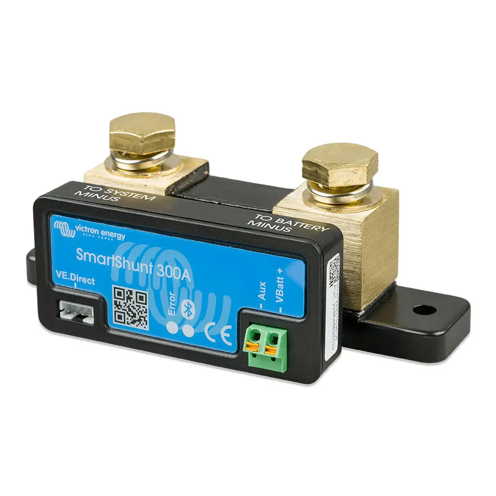 Victron SmartShunt 300A Battery Monitor - Bluetooth Connectivity for Easy Battery Management
