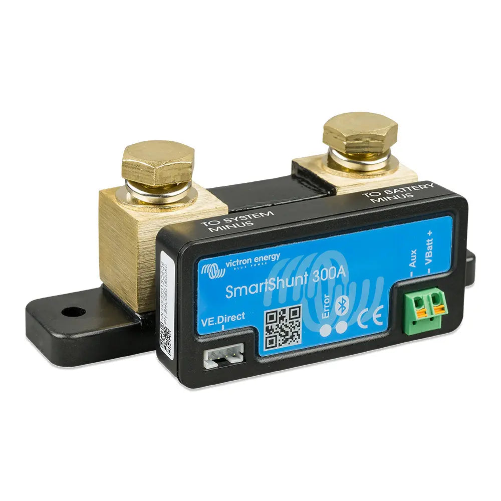 Victron SmartShunt 300A Battery Monitor - Bluetooth Connectivity for Easy Battery Management