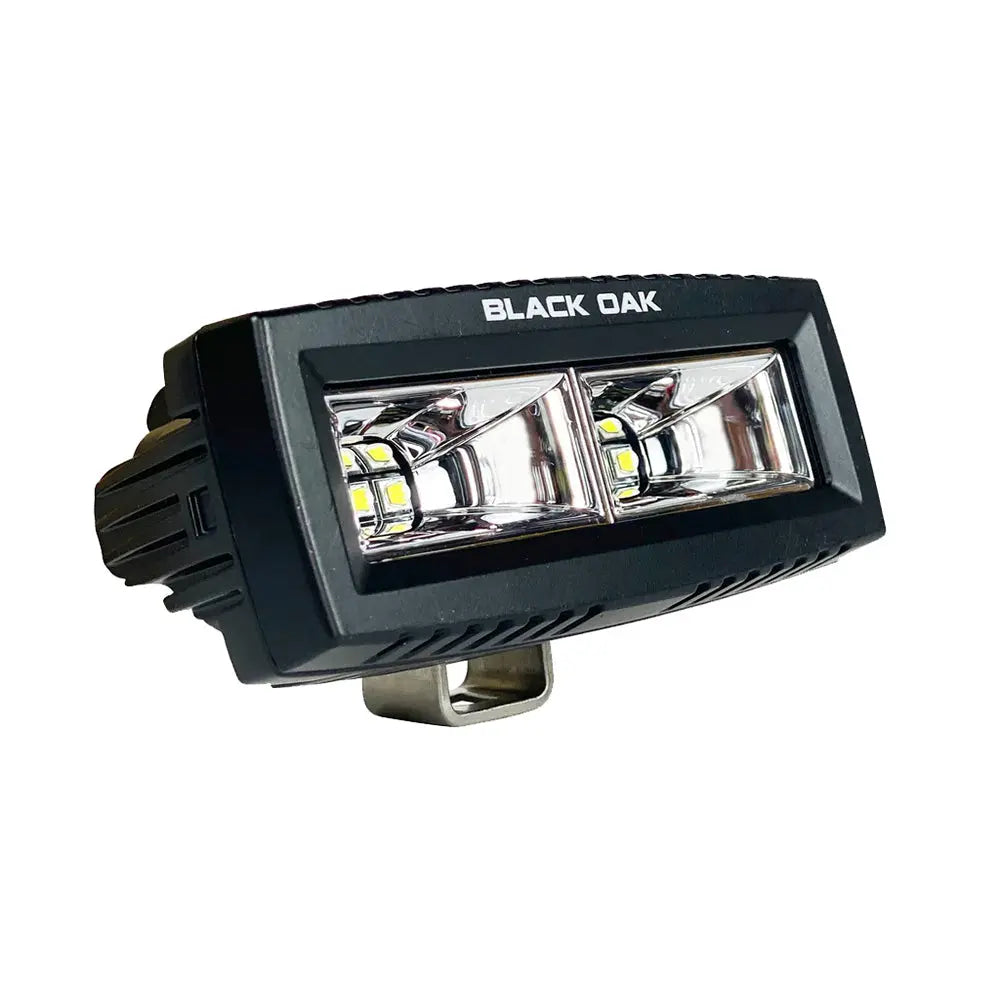 Black Oak 4-inch Marine Spreader Light Flood Scene LED Pro Series 3.0 – Black