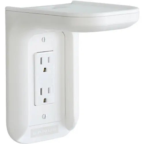 Legrand Group Sanus Outlet Shelf for Speakers – White Wall Mount for Sonos One, PLAY:1 up to 10 lbs.