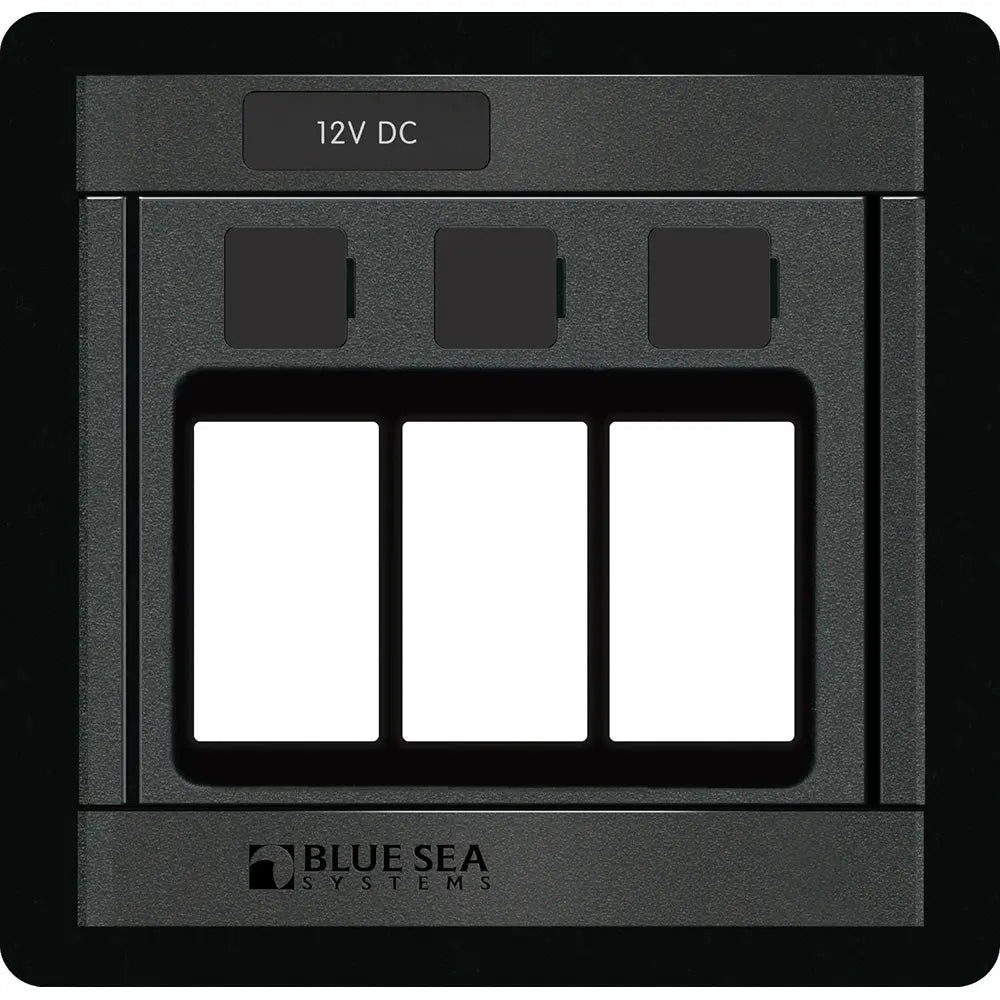 Blue Sea Systems 1520 Remote Control Switch for 360 Panel with 3 Blank Slots