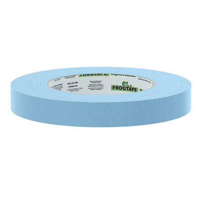 FrogTape CP 250 Medium-High Adhesion Masking Tape - 18MM x 55M, Light Blue, 12-Pack