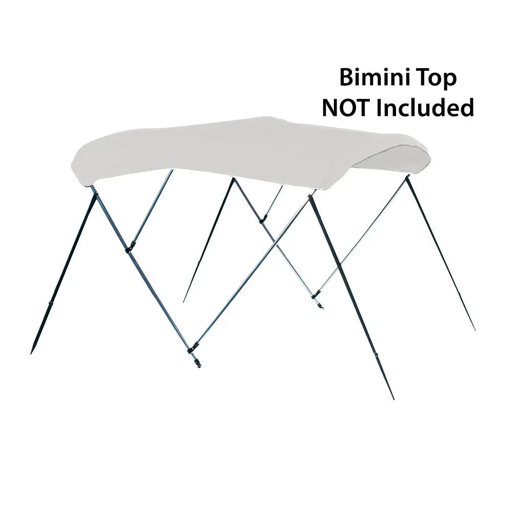 Carver by Covercraft 3-Bow Bimini Top Frame - 6 ft Length, 67-72 in Width, 46 in Height