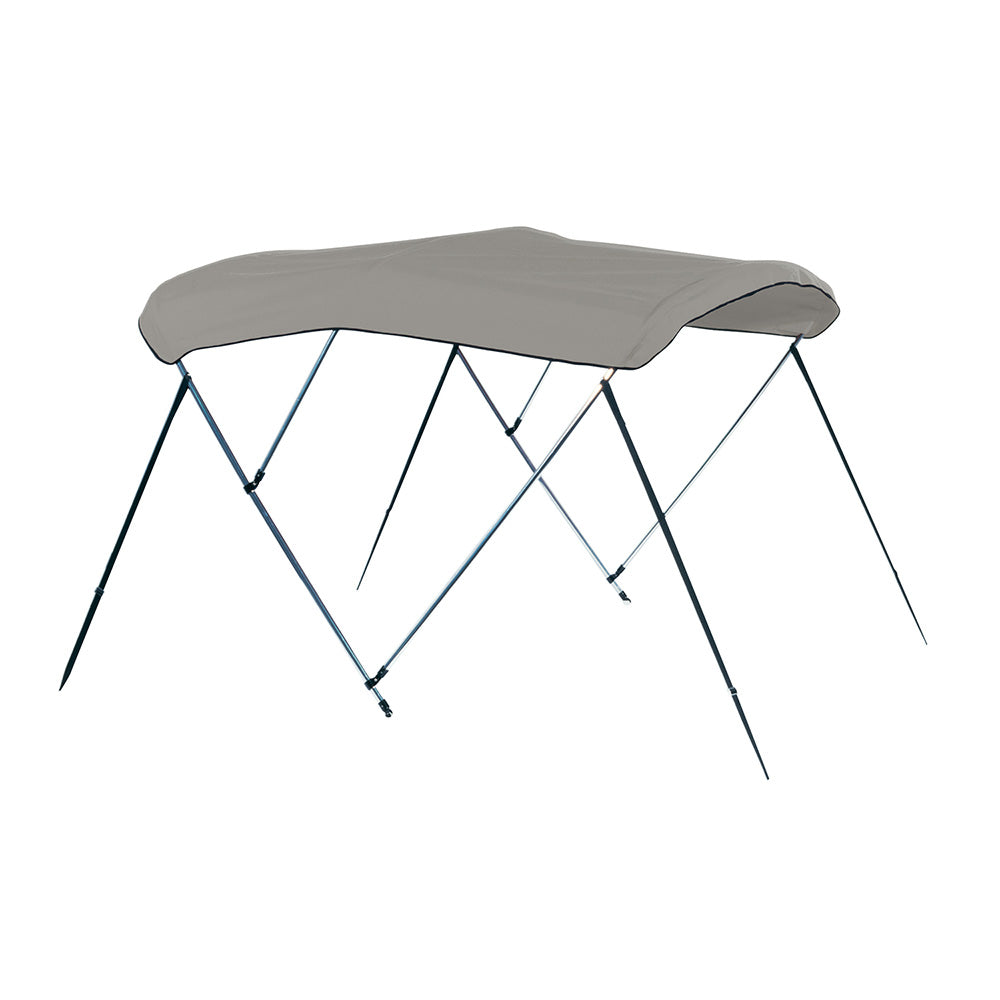 Carver by Covercraft 4-Bow 8-Foot Pontoon Bimini Top with Boot, Cadet Grey Acrylic, A8SQ4893UB-10