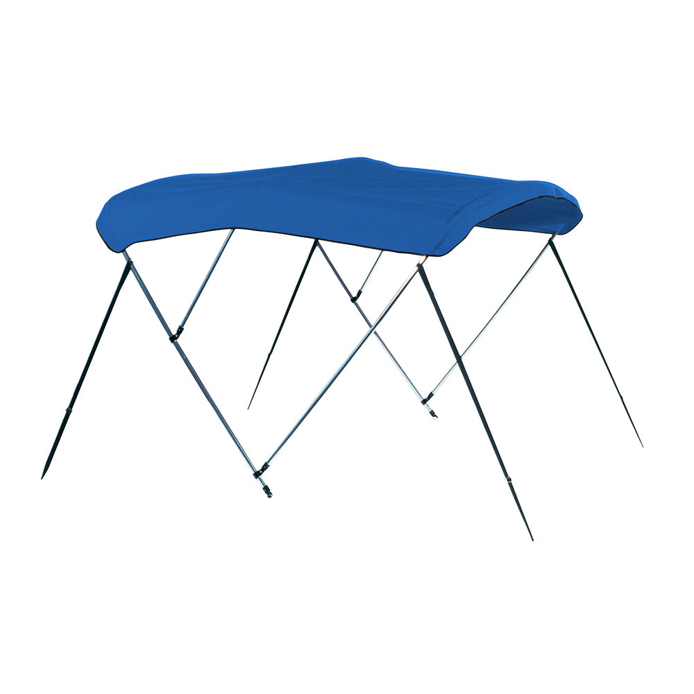 Carver by Covercraft A8SQ4893UB-04 4-Bow 8-Foot Pontoon Bimini Top with Boot, Pacific Blue Acrylic