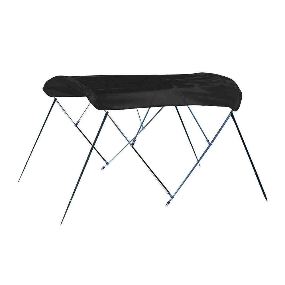 Carver by Covercraft 3-Bow 4675U Bimini Top with Boot, Black Acrylic, A4675UB-02