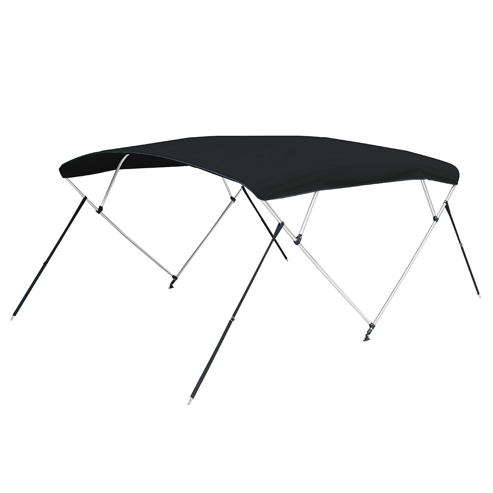 Carver by Covercraft 3-Bow 5481U Bimini Top with Boot, Black Acrylic - A5481UB-02