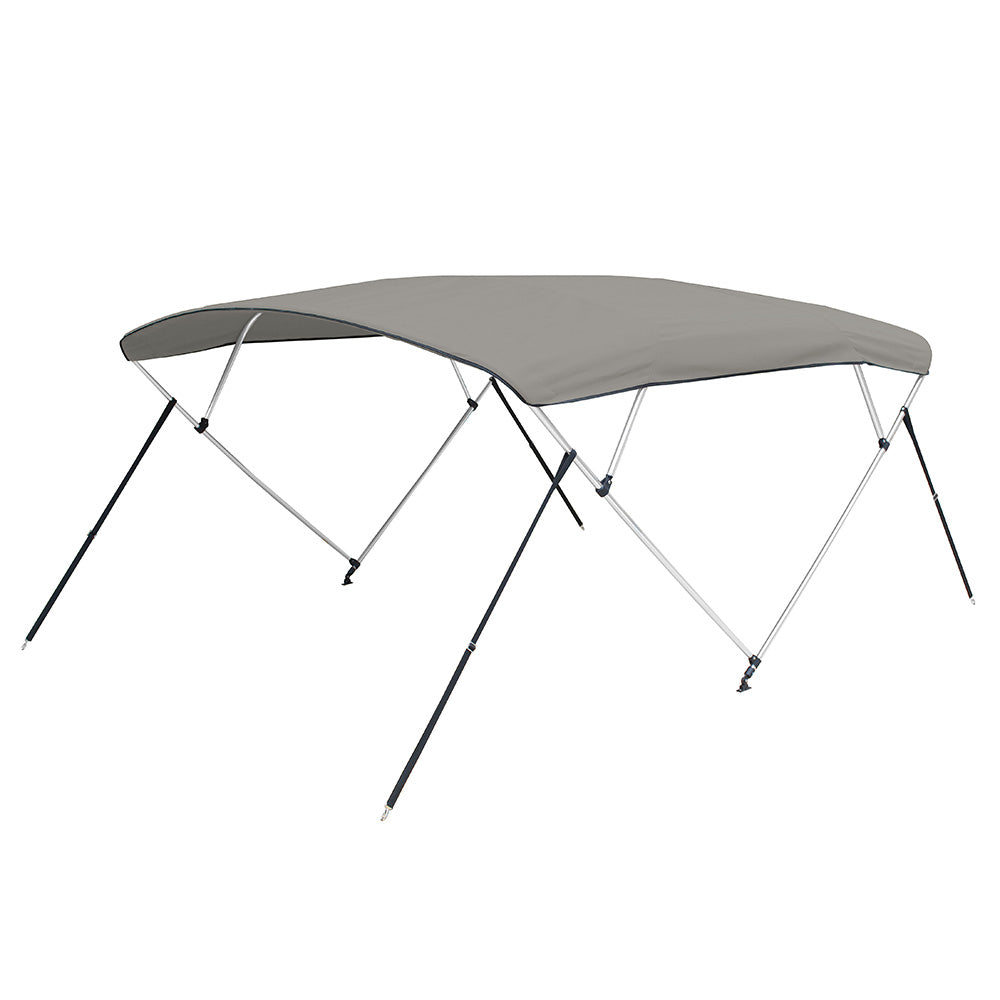 Carver by Covercraft A5481UB-10 3-Bow Bimini Top with Boot, Cadet Grey Acrylic