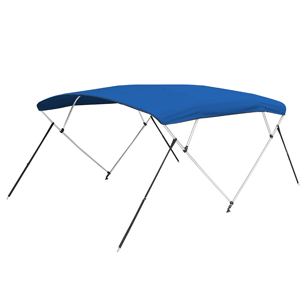 Carver by Covercraft A5481UB-04 3-Bow Bimini Top with Boot, Pacific Blue Acrylic