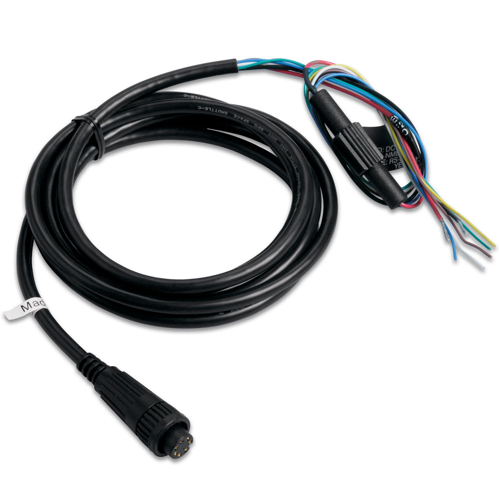 Garmin Power/Data Cable with Bare Wires for Fishfinder 320C, GPS Series & GPSMAP Series - Part #010-10083-00