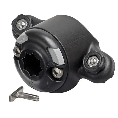 RAILBLAZA Tracloader 45 StarPort Boat Rail Mount - Tool-Free Installation for 45-Degree Gunnel Tracks