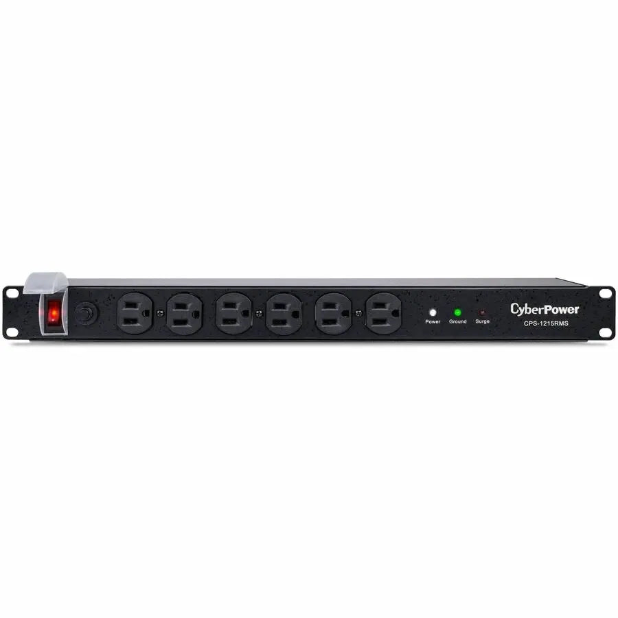 CyberPower CPS1215RMS 120V 15A Rackbar Surge Protector with Rack-Mount Design