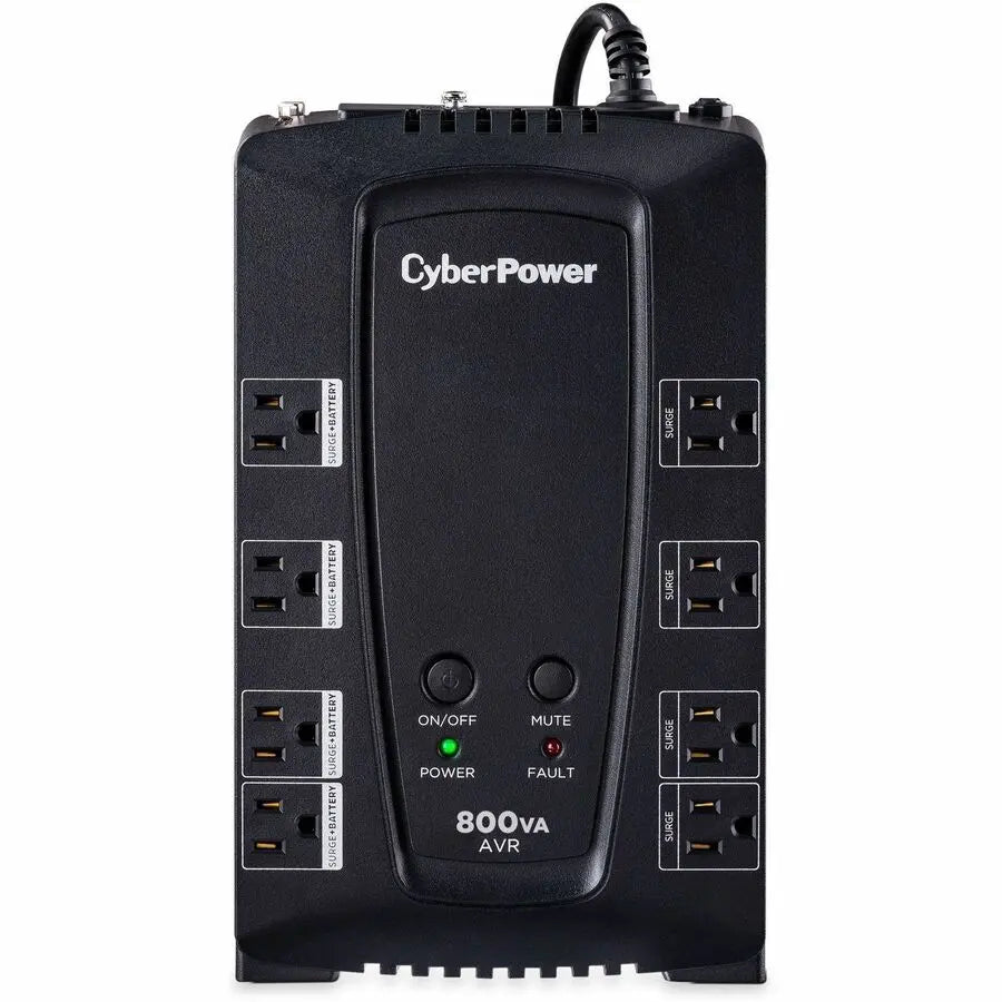 CyberPower CP800AVR Line-Interactive UPS System with Battery Backup and Surge Protection