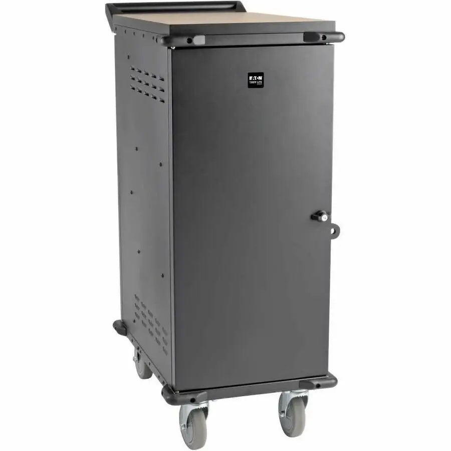 Eaton Tripp Lite Series CSC21AC 21-Device Laptop and Chromebook Charging Cart - 120V, Locking Steel Enclosure, Black