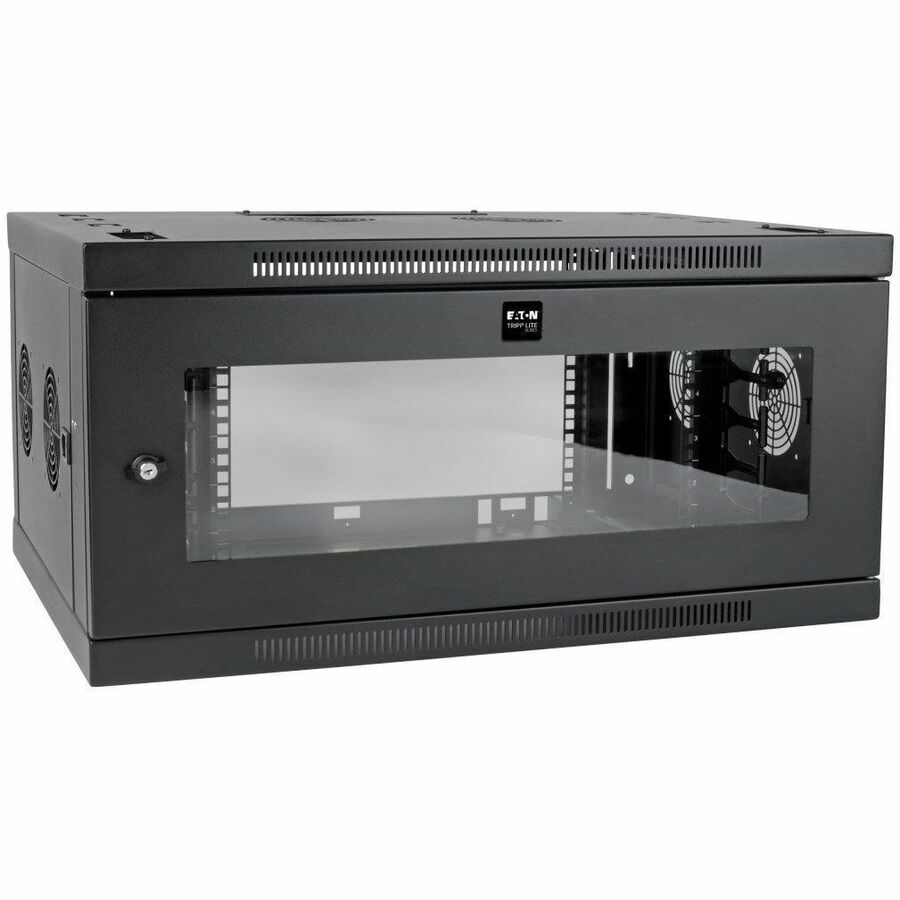 Eaton Corporation Tripp Lite SmartRack SRW6UDPGVRT 6U Wall-Mount Enclosure with Acrylic Front Window