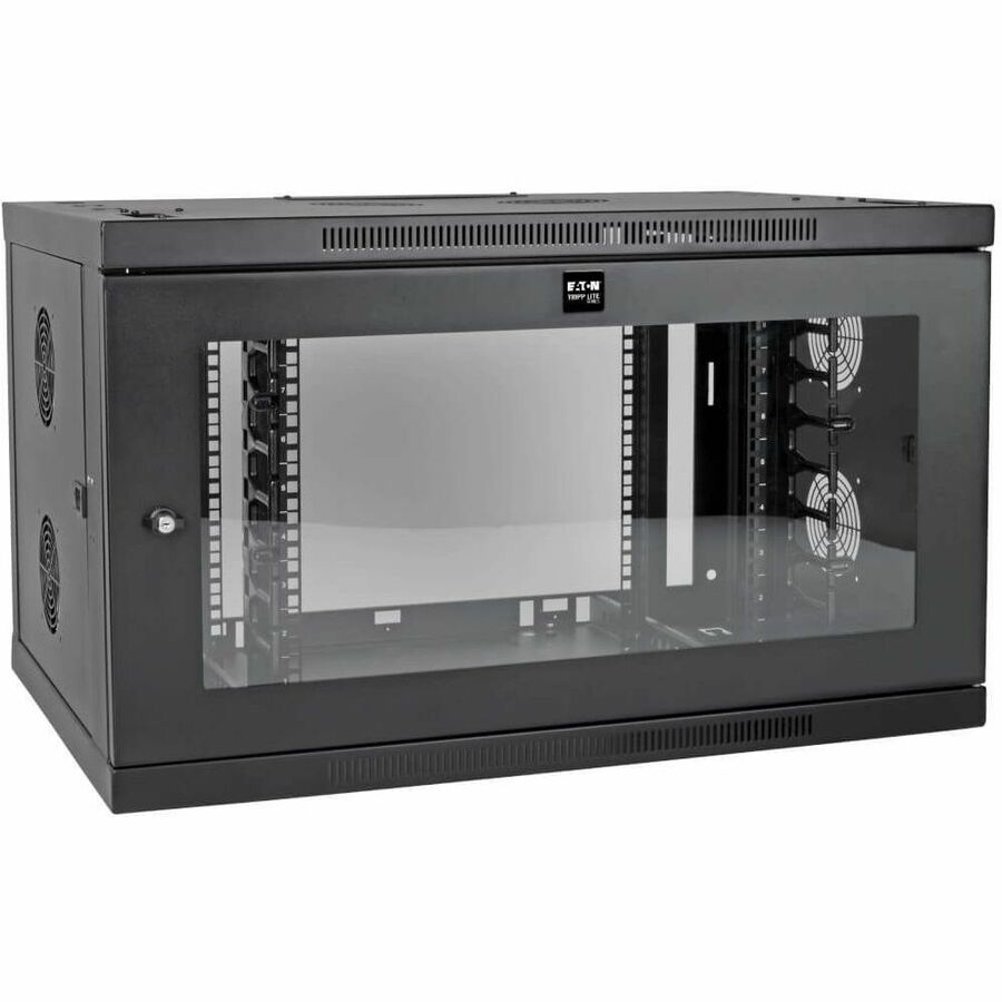 Eaton Corporation Tripp Lite SmartRack SRW9UDPGVRT Wall-Mount 9U Rack Enclosure with Clear Acrylic Front Window