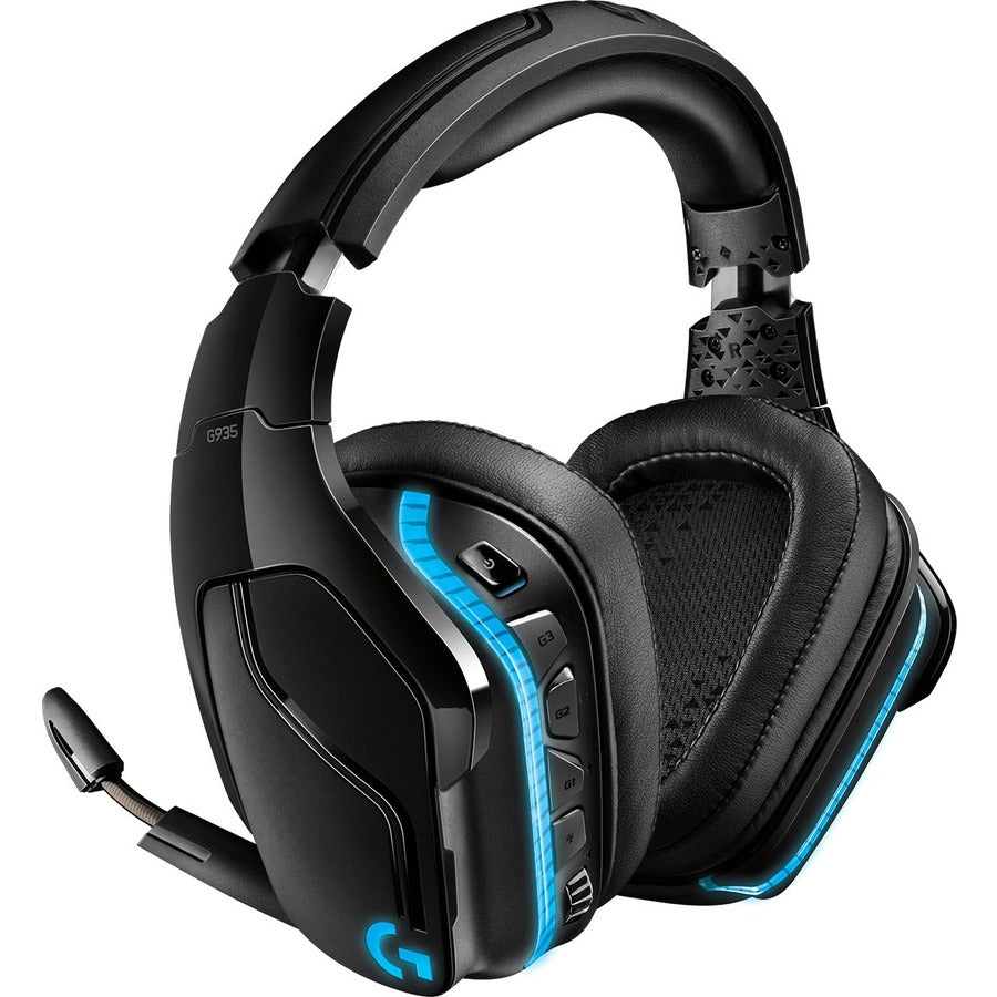 Logitech G G935 Wireless 7.1 Surround Lightsync Gaming Headset with Pro-G 50mm Drivers