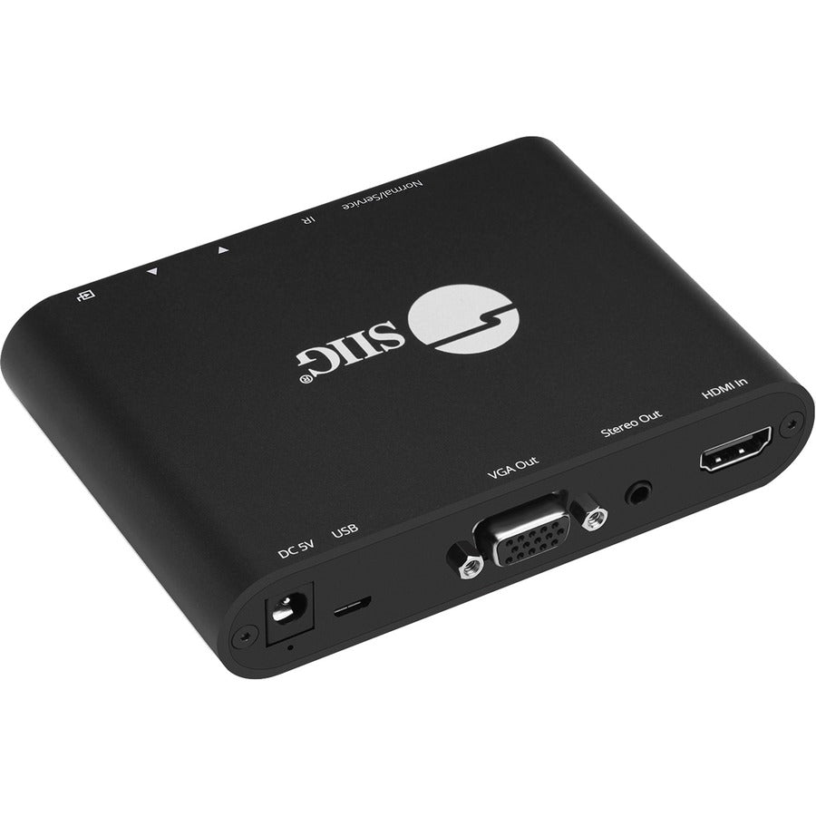 SIIG Inc HDMI to VGA & Audio Scaler Converter CE-H24R11-S1