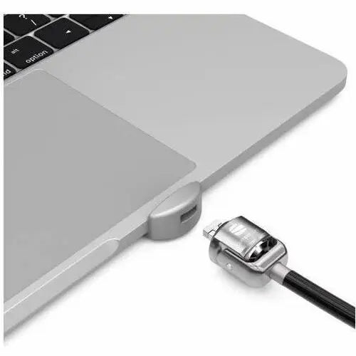 Compulocks Ledge Lock Adapter for MacBook Pro 13-inch M1 & M2 with Keyed Cable Lock - Silver
