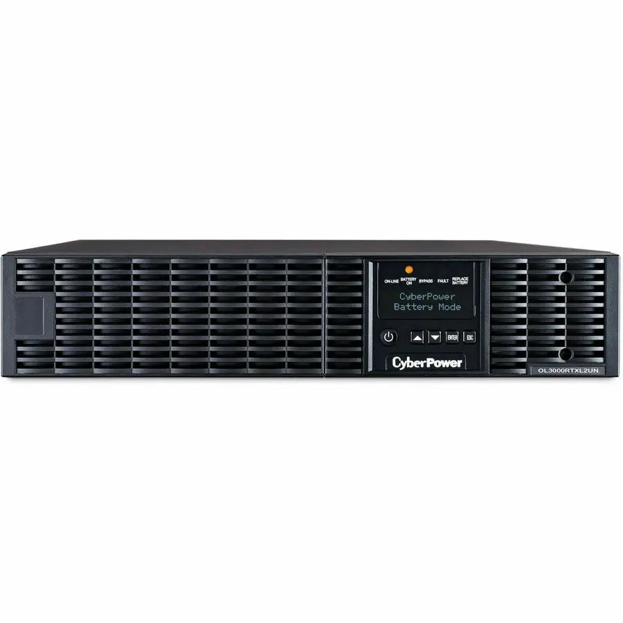 CyberPower OL3000RTXL2UN Smart App Online UPS System – 3000VA Double Conversion Rack/Tower UPS with Sine Wave Output and Extended Battery Module