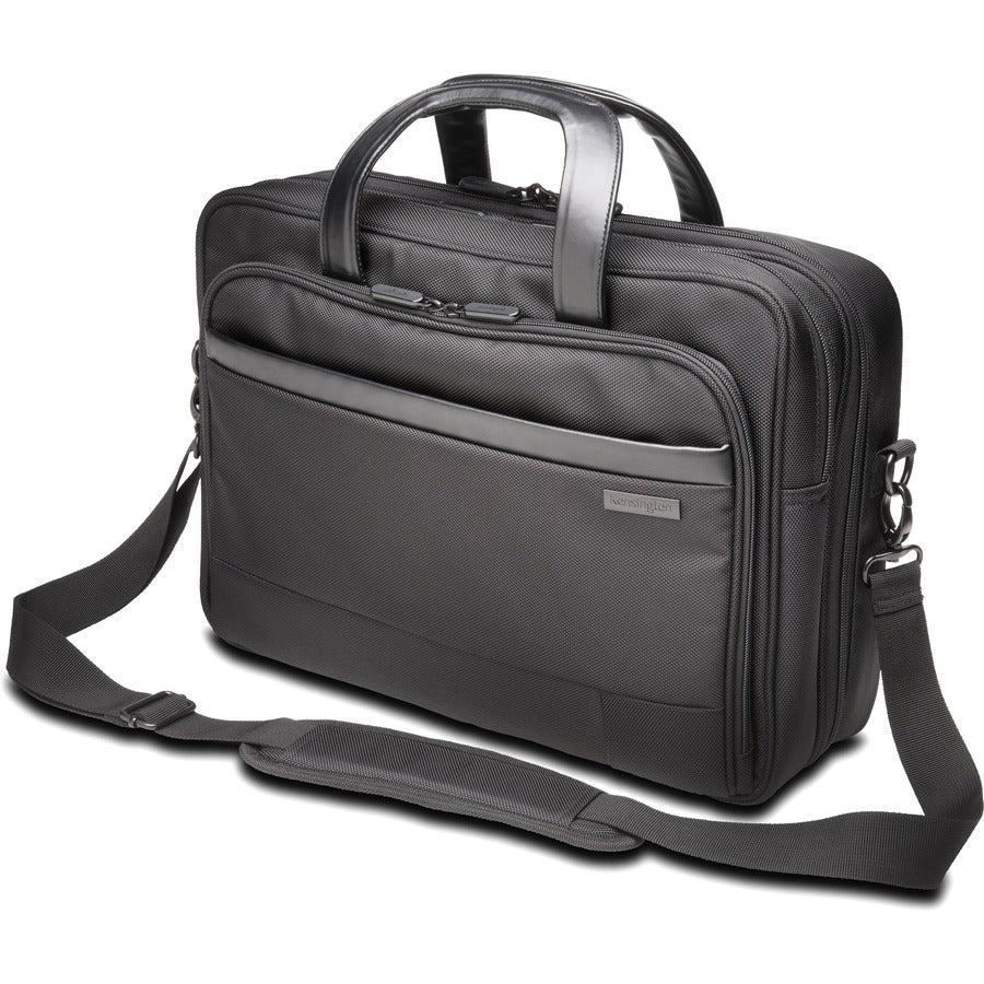 Kensington Contour 2.0 Business Laptop Briefcase - 15.6 inch, Water-Resistant, TSA Friendly
