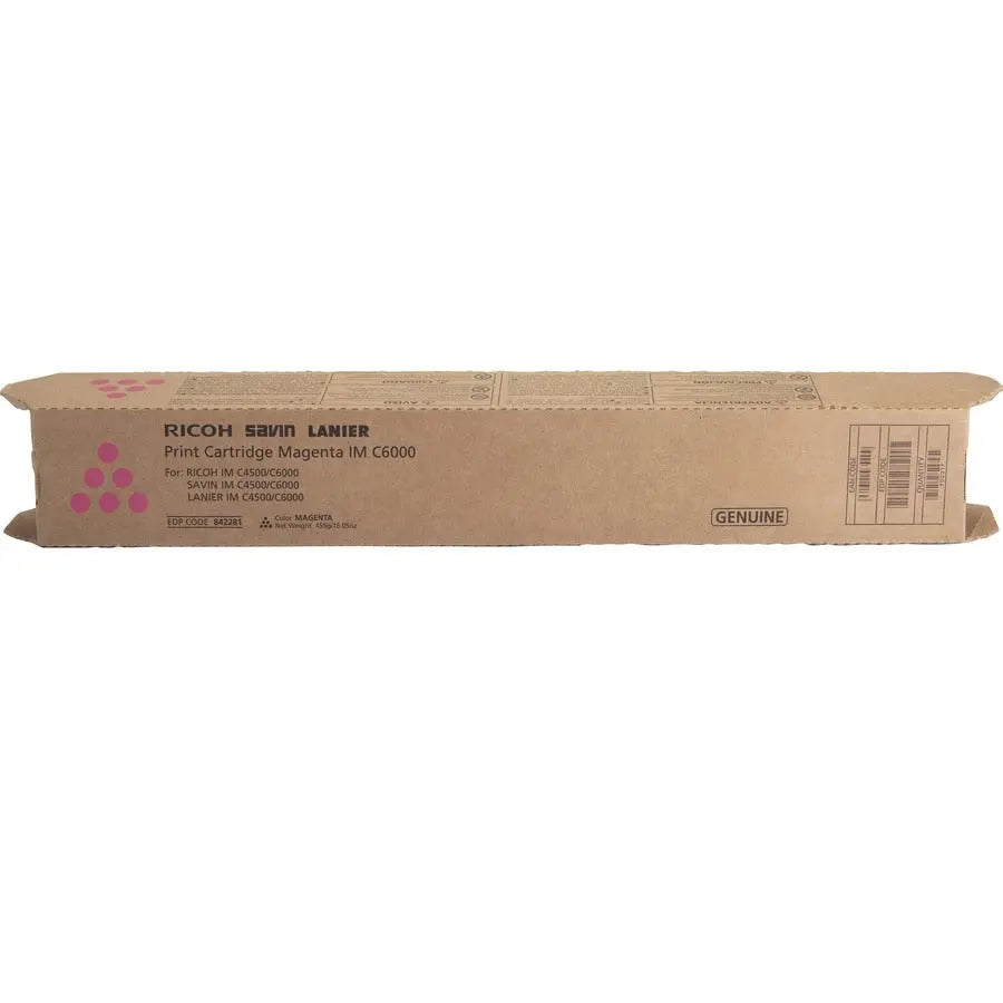 Ricoh Original Magenta Laser Toner Cartridge Part 842281 for IM C4500 and IM C6000