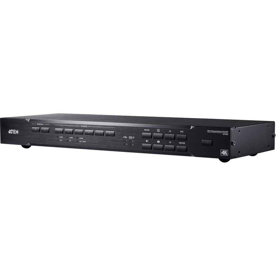ATEN VP1920 9x2 4K Presentation Matrix Switch for Professional AV Environments