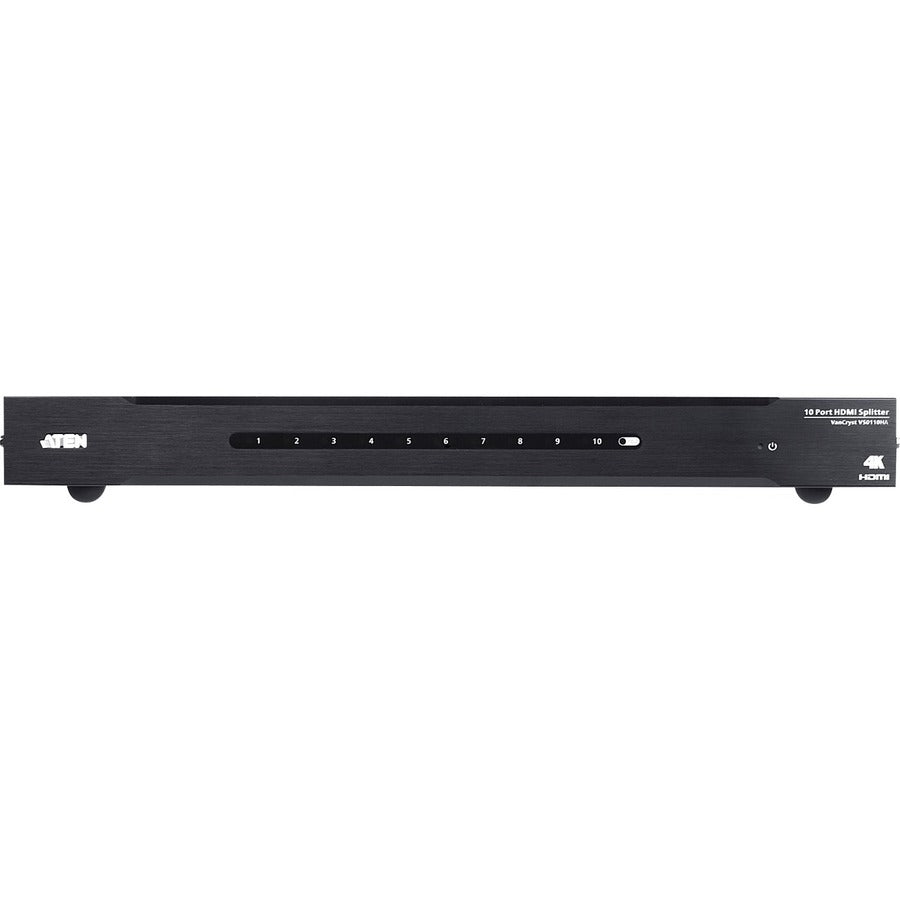 VanCryst ATEN VS0110HA 10-Port 4K HDMI Splitter for High-Definition Video Distribution