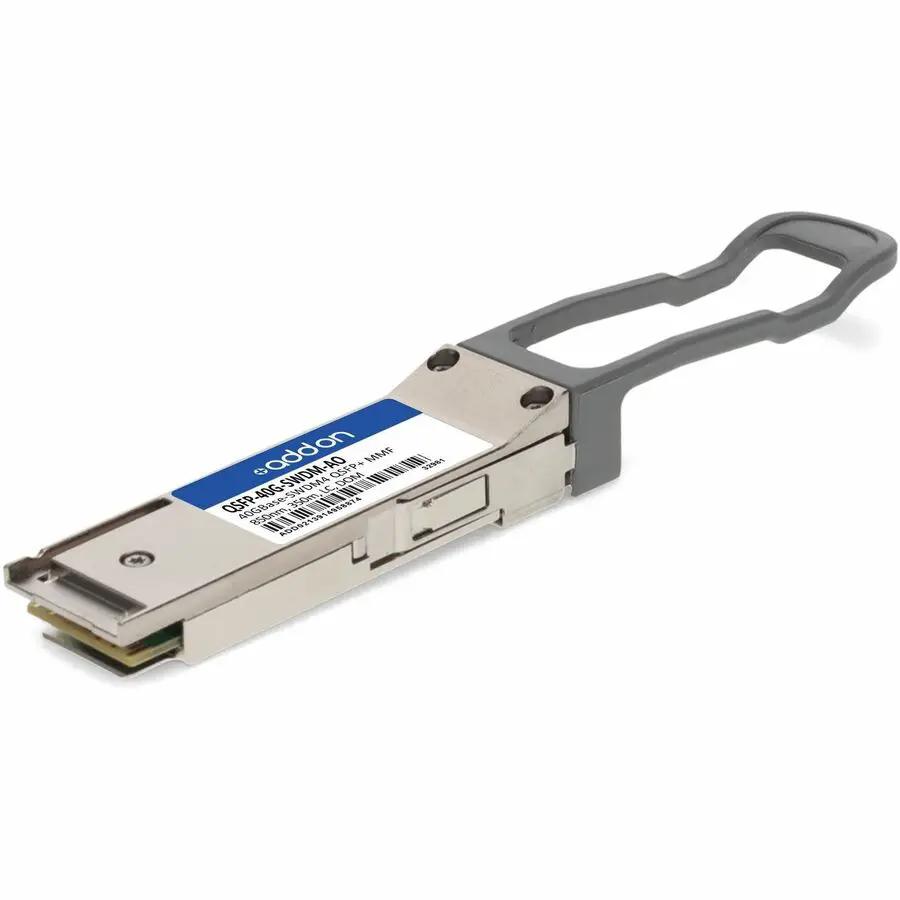 AddOn QSFP+ Module (Part Number: QSFP-40G-SWDM-AO) for High-Speed 40GBase-SWDM4 Ethernet Connectivity by ADDON