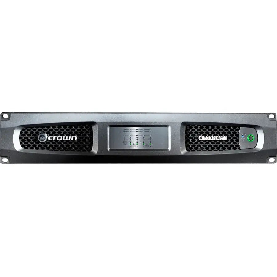 Crown DriveCore Install DCI4X300-U-USFX Four-Channel 300W Amplifier for Commercial Sound Systems