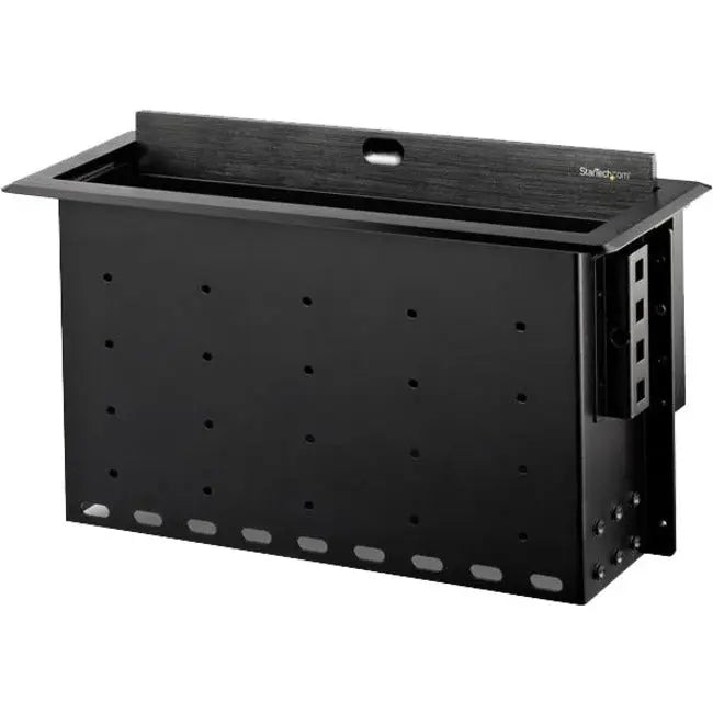 StarTech.com Dual-Module Conference Table Connectivity Box with Cable Organizer – Customizable Power, AV, and Docking Solutions