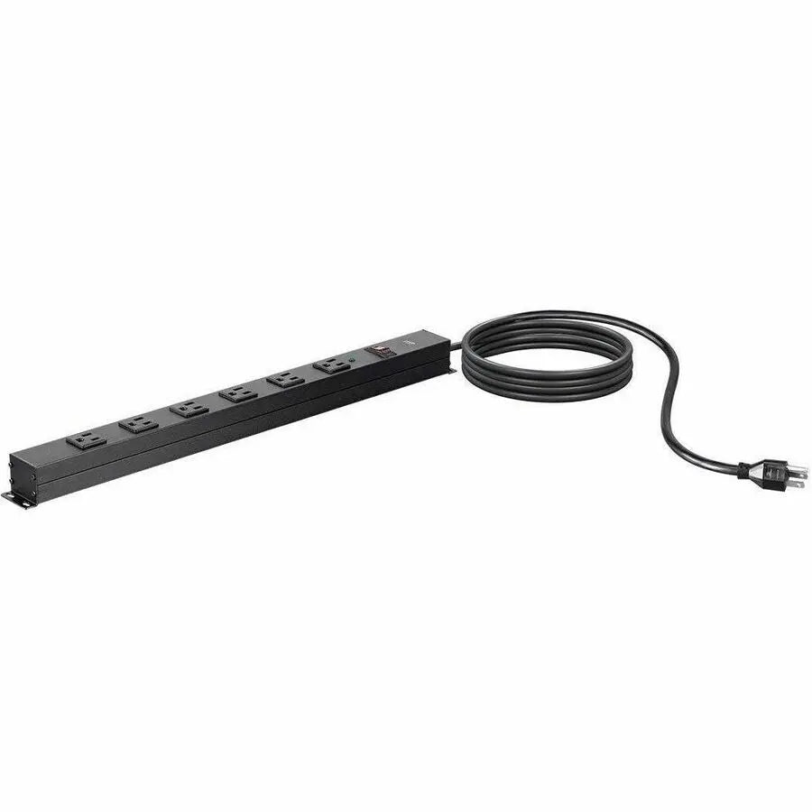 Monoprice 35097 Heavy Duty 6-Outlets Surge Protector with Aluminum Enclosure and 15-Foot Cord
