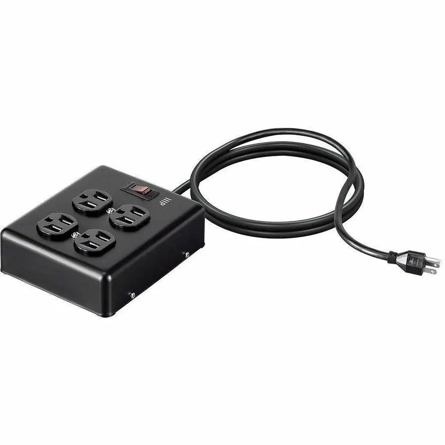 Monoprice 35099 Heavy Duty Surge Protector with Metal Enclosure, 4 Outlets, 180 Joules Protection